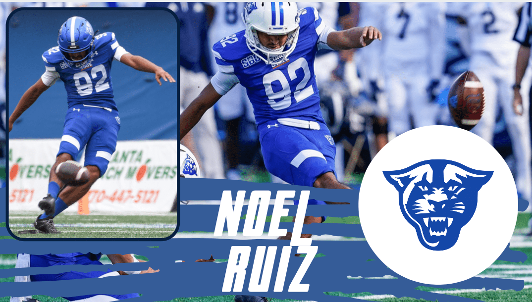 Georgia State kicker Noel Ruiz is one of the best kickers in the FBS. The strong-legged kicker recently sat down with Jimmy Williams of NFL Draft Diamonds. Check out this exclusive Zoom Interview only on NFL Draft Diamonds YouTube Channel.