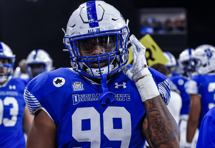 Alton Nobles the star pass rusher from Indiana State University is a player NFL Draft Diamonds scout Justin Kelm says to keep an eye out for.