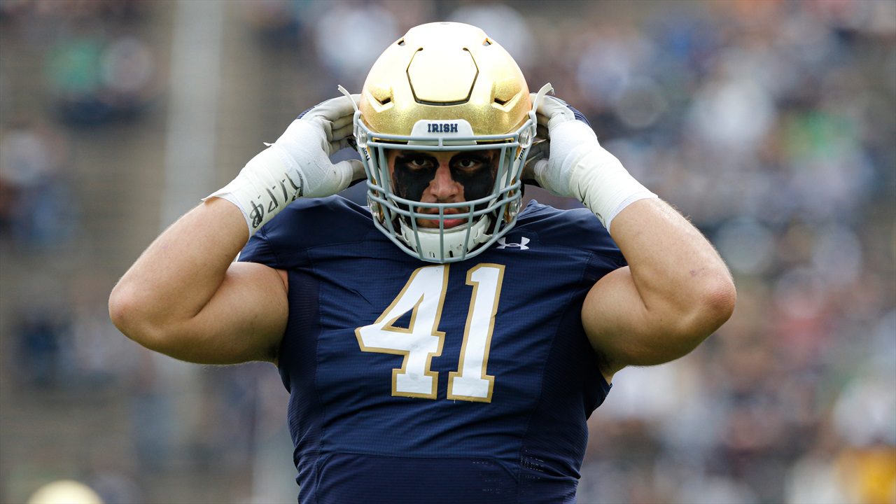 Can the FIghting Irish powered by Senior standouts on defense get the win over Oklahoma State? They will need Kurt Hinish to help stop the run.