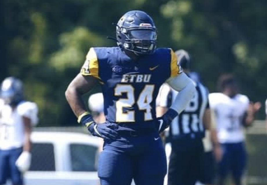 Justice Henson the hard-hitting safety from East Texas Baptist University recently joined Justin Berendzen of Draft Diamonds