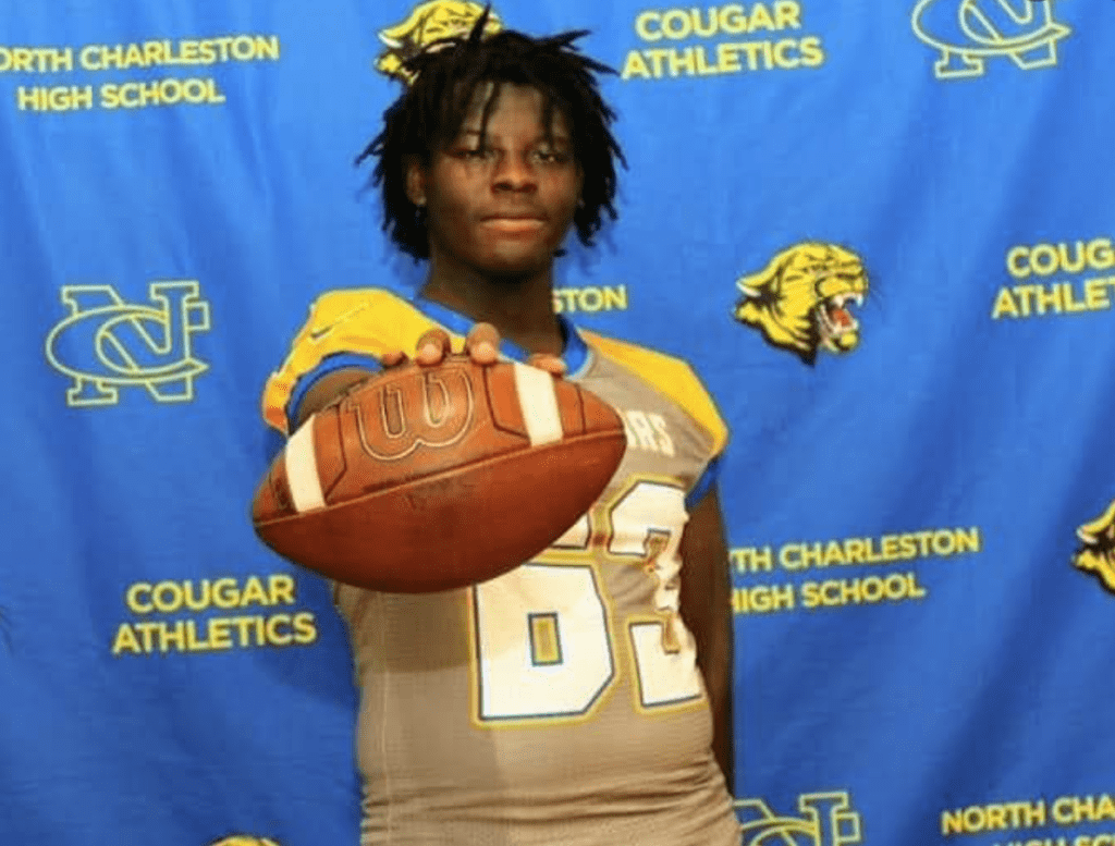 Terrell Backman-Carter and standout football player at North Charleston High School was shot and killed this week according to police reports.