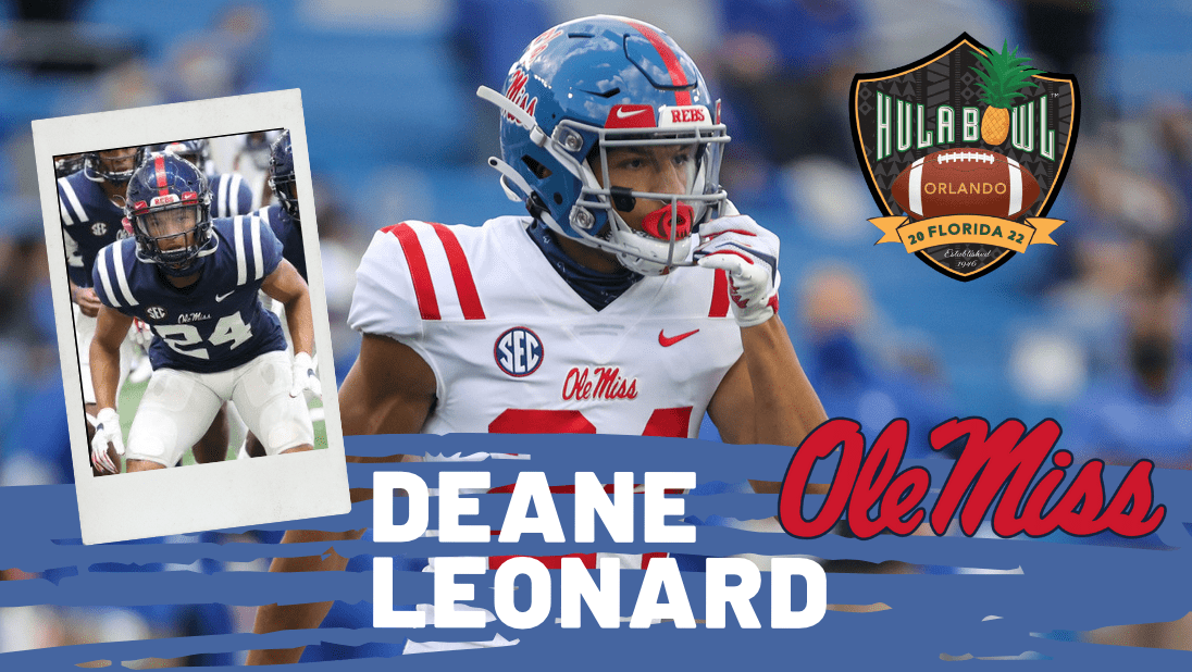 Today's Hula Bowl Spotlight features one of Canada's top prospects! Deane Leonard the standout defensive back from Ole Miss recently sat down with NFL Draft Diamonds