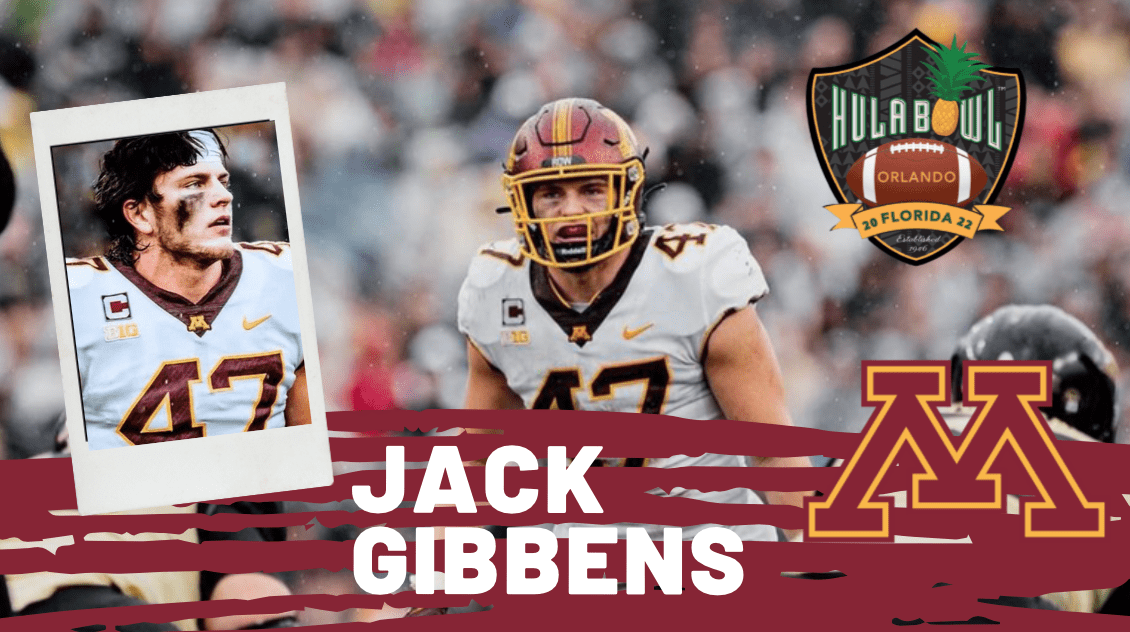 Today's Hula Bowl Spotlight showcases former Small School standout linebacker Jack Gibbens who played this past season at Minnesota, dominating his competition.