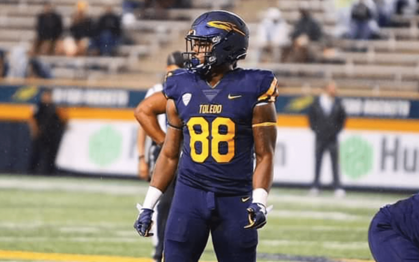 AJ Harrison the standout tight end from The University of Toledo recently sat down with Justin Berendzen of Draft Diamonds