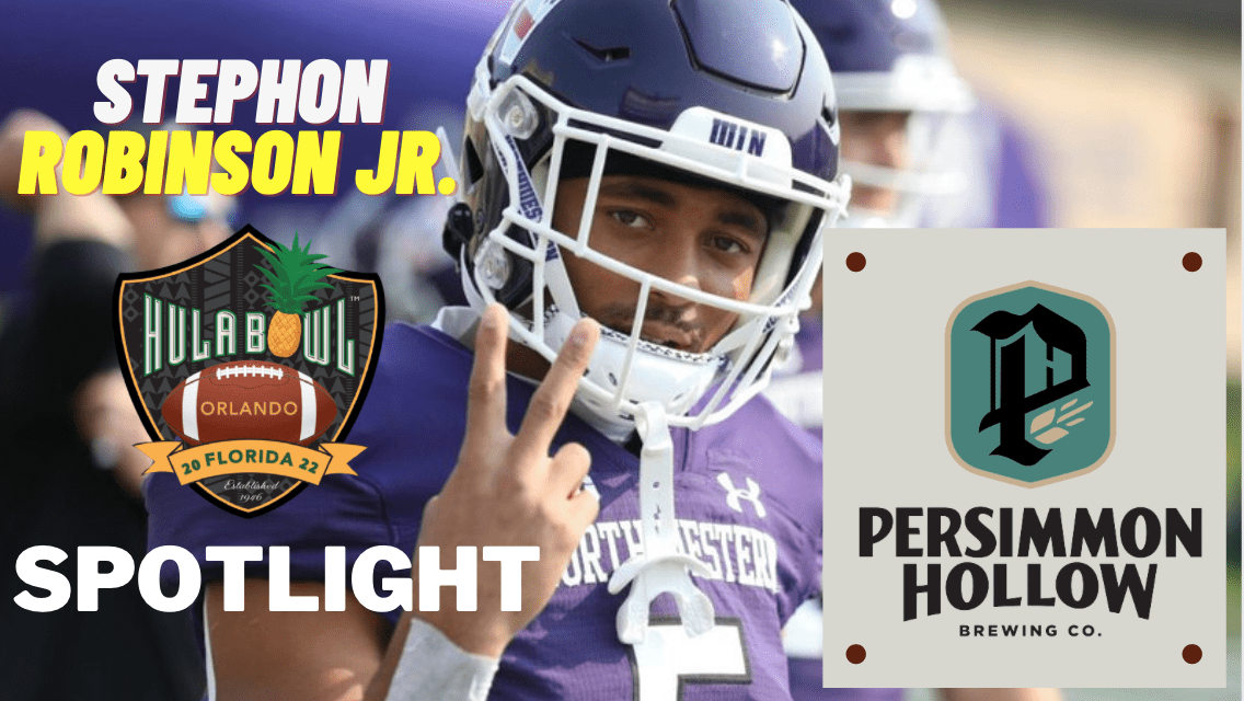 Stephon Robinson Jr the star wide receiver from Northwestern recently sat down with Damond Talbot for this Hula Bowl Spotlight