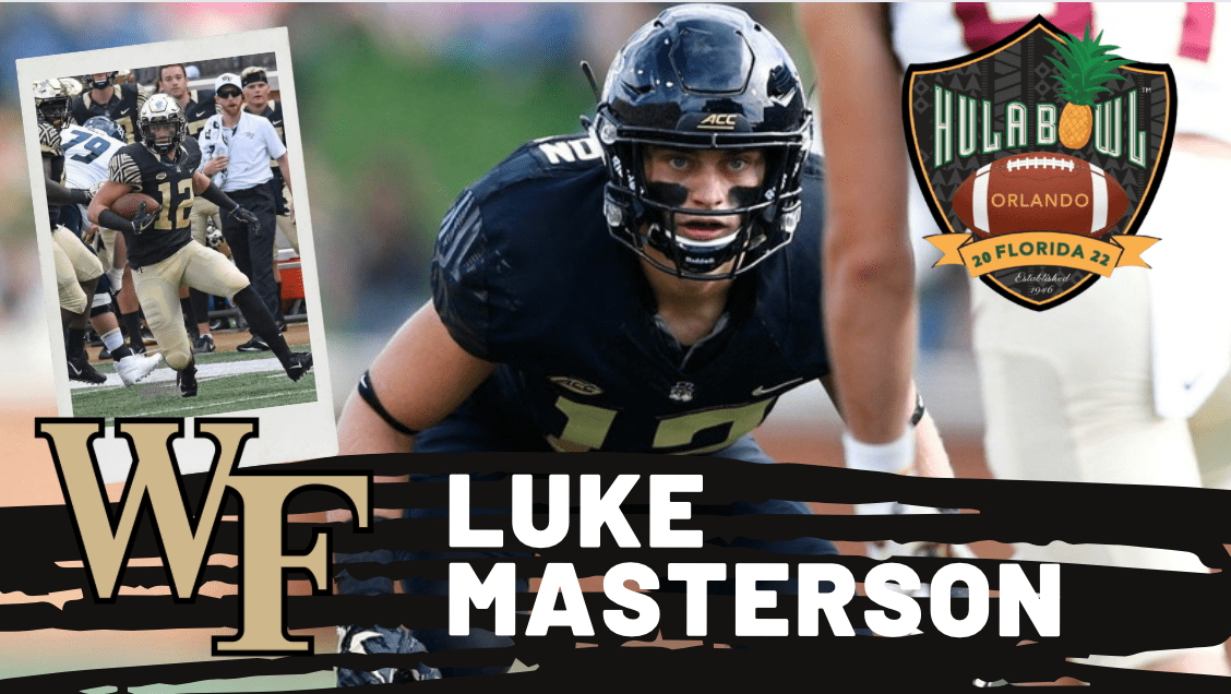 Luke Masterson the play-making linebacker from Wake Forest recently sat down with NFL Draft Diamonds lead scout Jimmy Williams