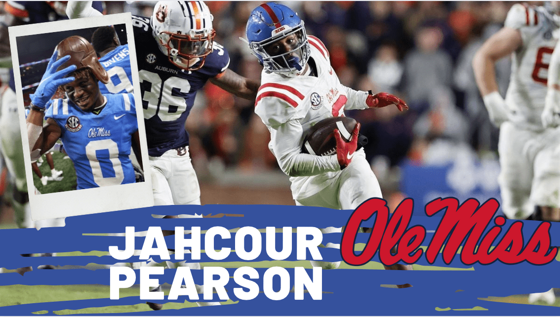 Jahcour Pearson is an explosive player from Ole Miss who recently sat down with NFL Draft Diamonds writer Jimmy Williams.