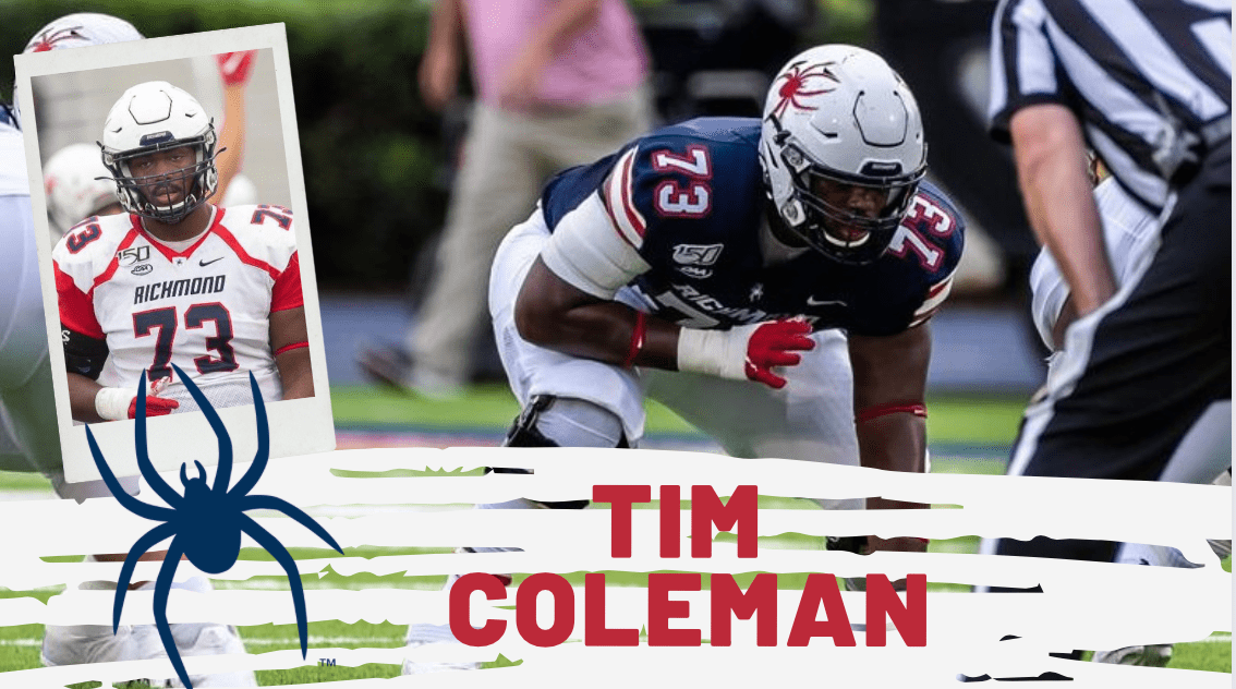 Tim Coleman, OL, Richmond | 2022 NFL Draft Prospect Zoom Interview