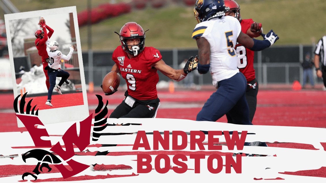 Andrew Boston the star wide receiver from Eastern Washington recently sat down with NFL Draft Diamonds writer Jimmy Williams