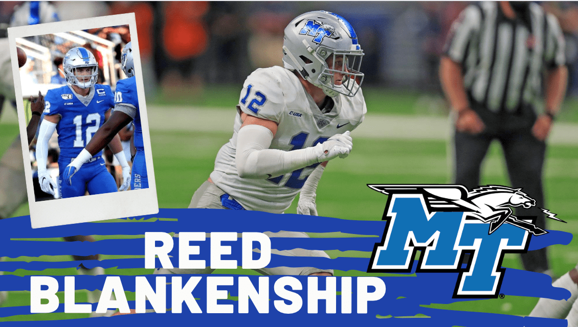 Meet 2022 Nfl Draft Prospect Reed Blankenship S Middle Tennessee 