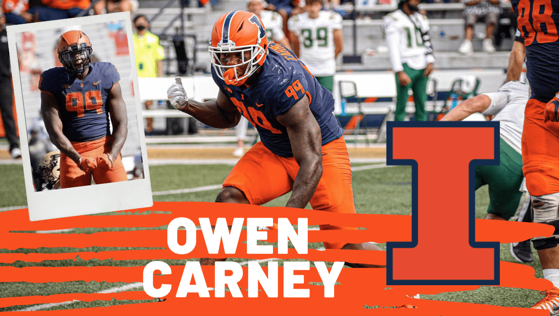 Owen Carney had a huge week in Orlando at the Hula Bowl and the Illinois pass rusher recently sat down with NFL Draft Diamonds lead scout Jimmy Williams for this exclusive Zoom interview. Check it out and hit the like and subscribe button below.