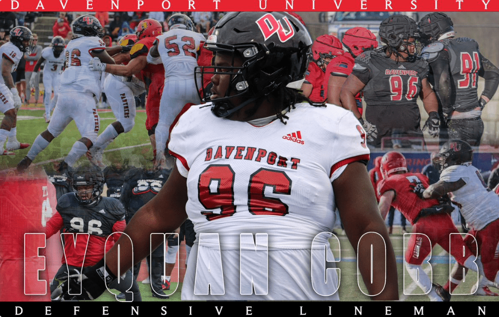 Last night, a Davenport University football player was killed. The Davenport Panthers head football coach Sparky McEwen tweeted on Saturday evening that junior defensive lineman Eyquan Cobb died just days before he turned 22 years old.