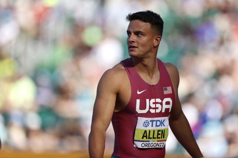 Eagles' Devon Allen disqualified due to false start in 110M hurdles final at World Athletic Championships