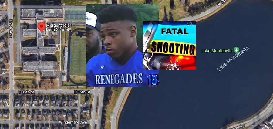 Baltimore High School football player Jeremiah Brogden shot and killed outside his high school