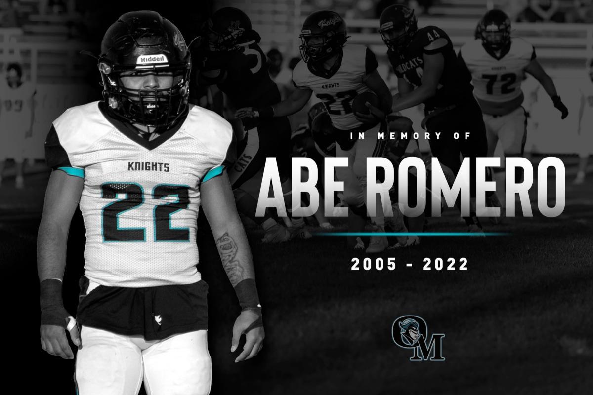 New Mexico high school football player Abe Romero dies from an injury he suffered earlier in the season