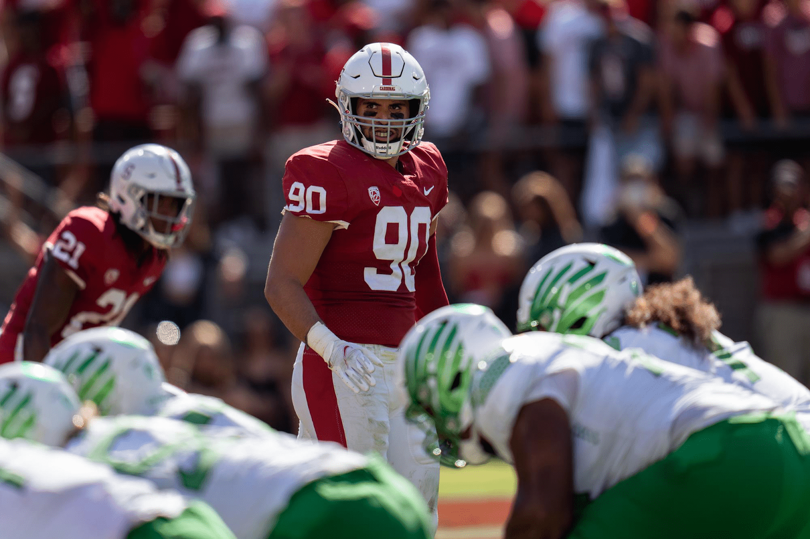 Gabe Reid came to Utah as a highly touted pass rusher from Stanford. His explosiveness off the edge make him an interesting NFL Prospect. Hula Bowl scout Syrus Amirian breaks down Reid's strengths and weaknesses in this article.