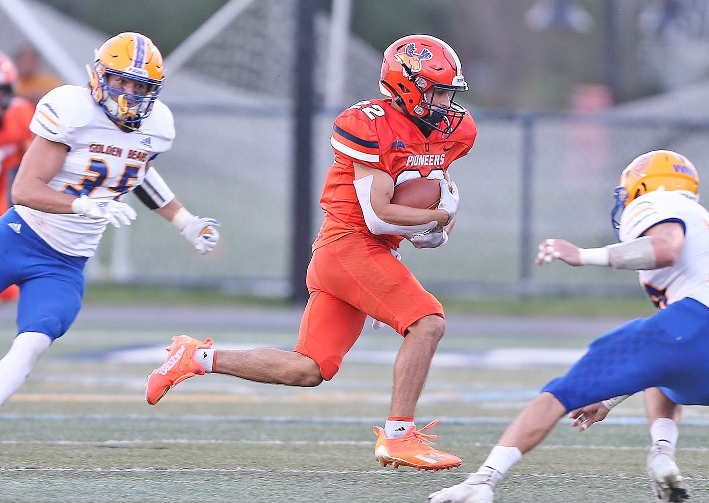 The Pioneers offense has grad wide receiver Nate Palmer who has 887 receiving yards and 11 touchdowns in 2022.