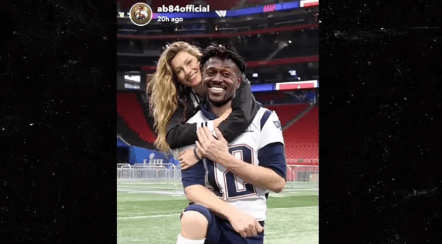 Antonio Brown trolls Tom Brady again with another picture with Gisele