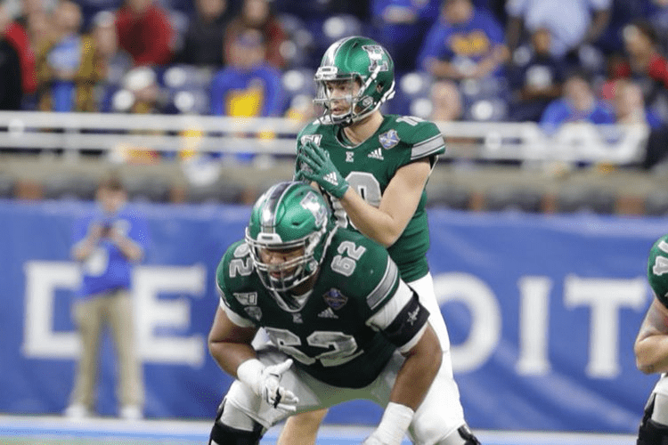 Sidy Sow is a massive lineman from Quebec, Canada who plays for Eastern Michigan. He's an aggressive run blocker and moves a lot quicker than his size suggests. Hula Bowl scout Jake Kernen breaks down Sow’s strengths and weaknesses as an NFL Prospect in this article.