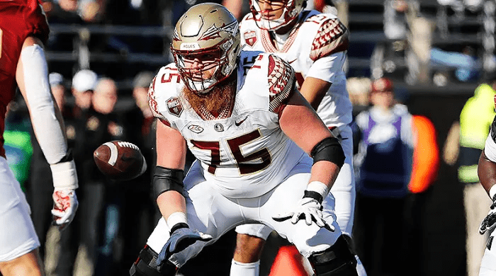 Dillan Gibbons is a strong, physical competitor on the offensive line for Florida State. Hula Bowl scout, Ryan Jaffe breaks down the strengths and weaknesses of Gibbons as an NFL Prospect in this article.