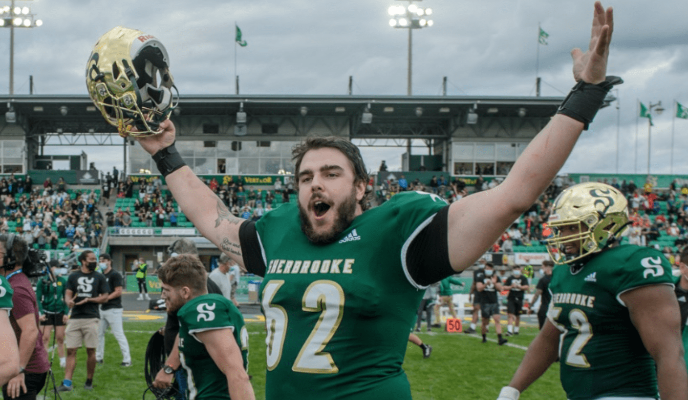 Anthony Vandal the staring offensive lineman from Sherbrooke University recently sat down with NFL Draft Diamonds owner Damond Talbot