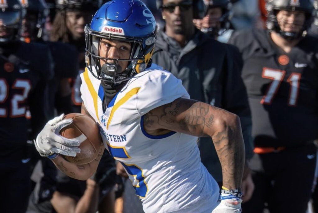 Braxton Kincade the standout wide receiver from Southeastern Oklahoma State University recently joined Justin Berendzen of NFL Draft Diamonds