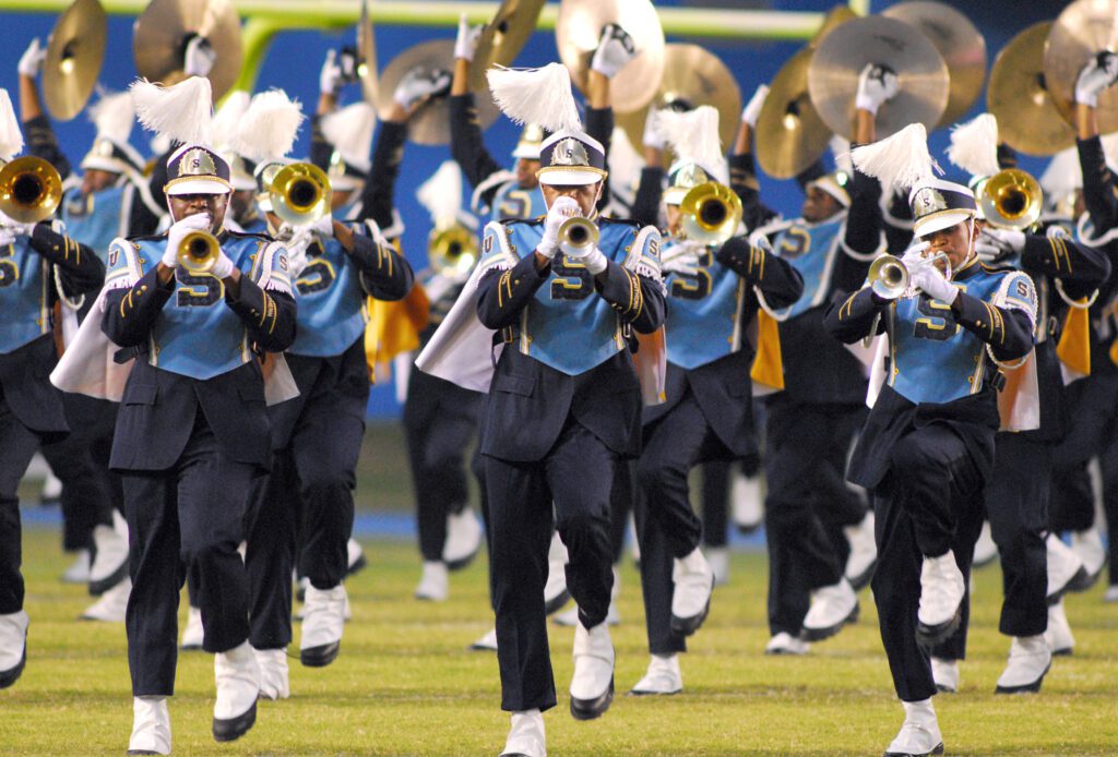 Southern Football's Marching Band takes a huge shot at Deion Sanders during their halftime show