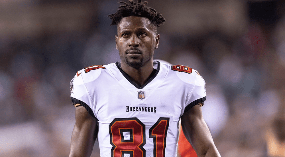 Brown was accused of locking the mother of his children out of the family’s home. The woman says Brown tossed her belongings outside, threatened to shoot her, and threw a shoe at her.