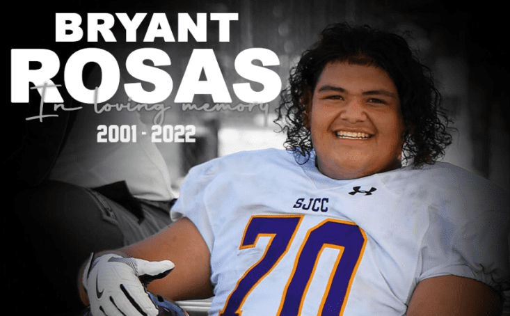 Benedictine College football star Bryant Rosas was killed in car accident driving home for break