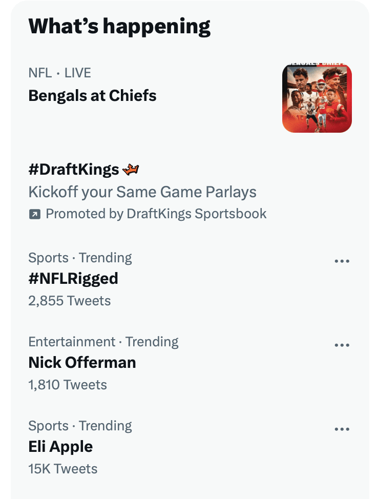 #NFLRigged is Trending on Social Media