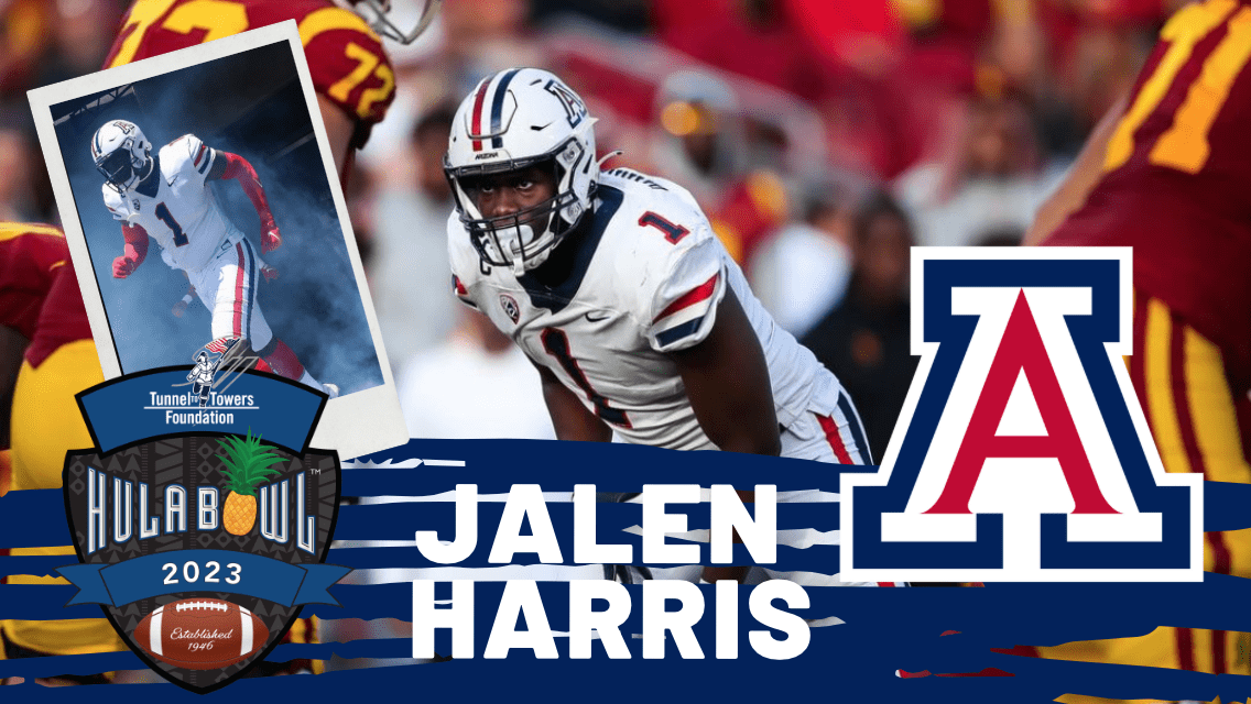 Jalen Harris the standout pass rusher from Arizona recently had a huge week in Orlando at the 2023 Hula Bowl.