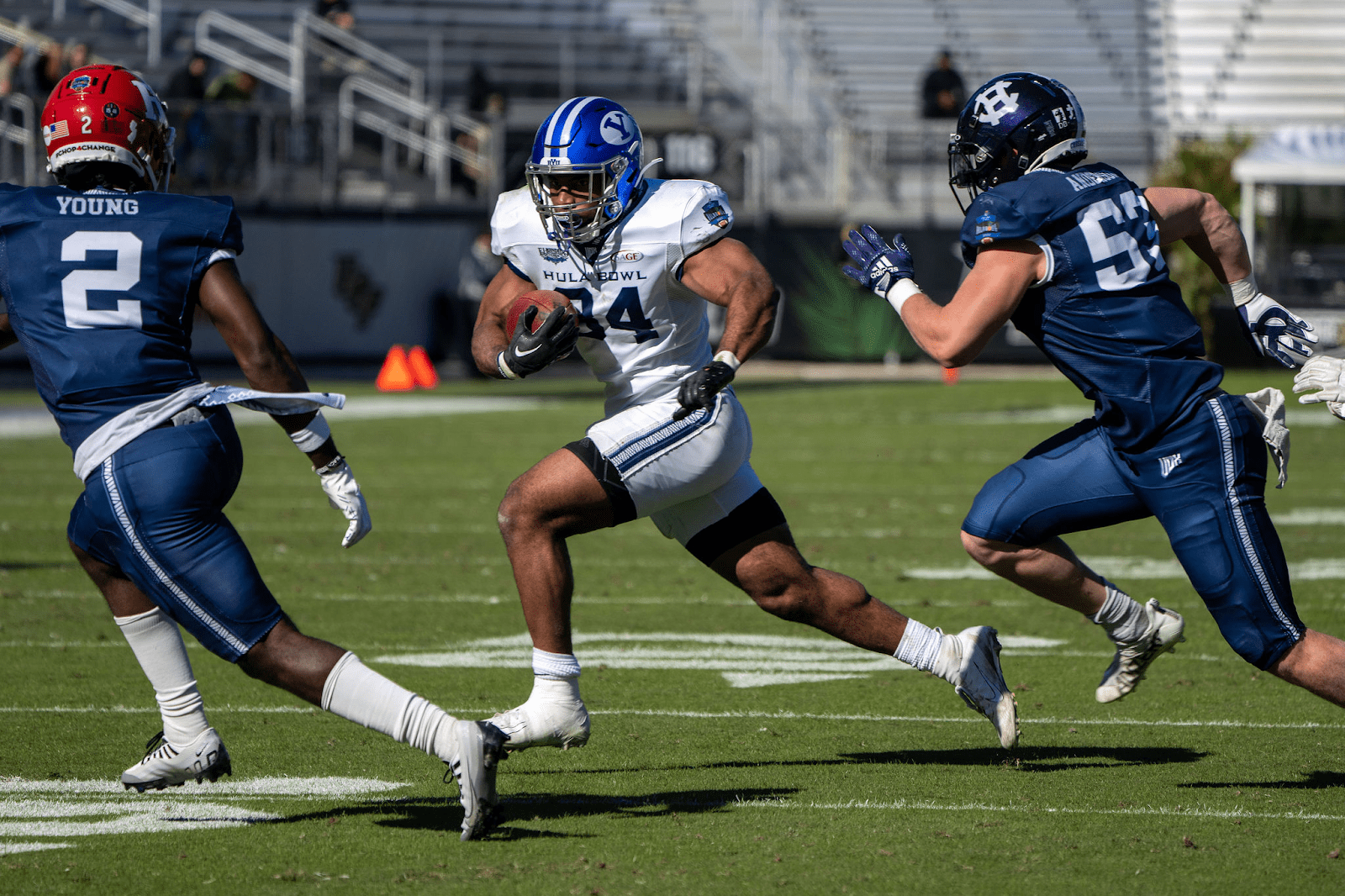 Christopher Brooks is a powerful downhill runner out of BYU who separated himself as the Offensive MVP at the 2023 Hula Bowl. Mike Bey breaks down Brooks as an NFL Prospect in his most recent scouting report.