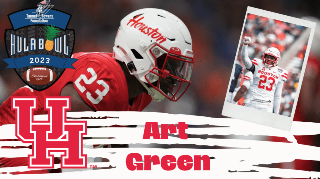 Houston defensive back Art Green had a monster week at the 2023 Hula Bowl earning him a chance to play in the East/West Shrine Game a few weeks later.