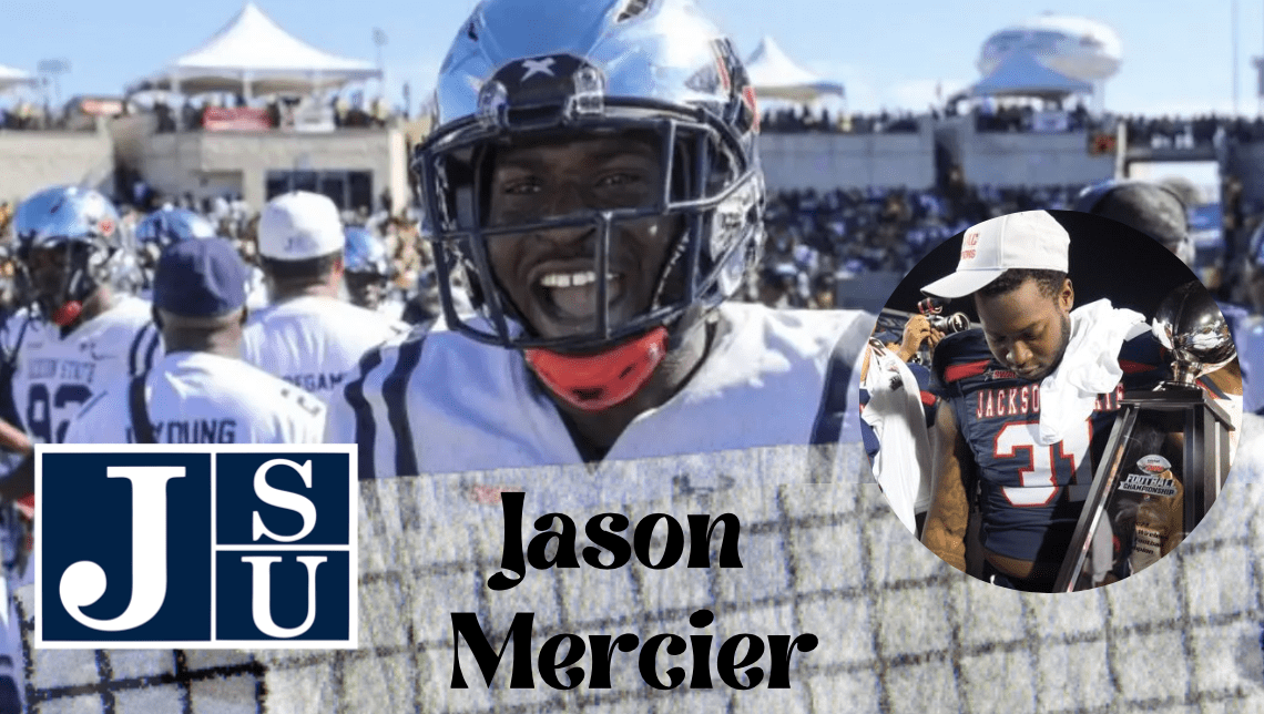 Jackson State pass rusher Jason Mercier has a knack for getting after the ball carrier in the backfield and we are excited to sit down
