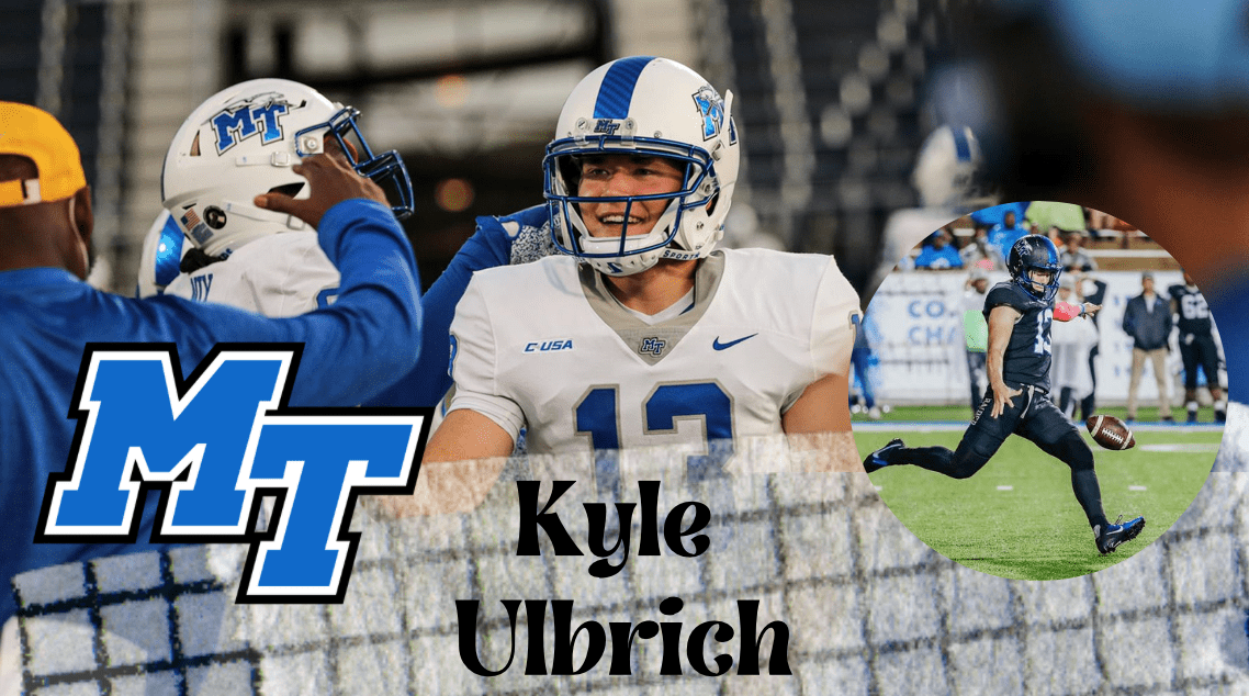 Middle Tennessee State punter Kyle Ulbrich is one of the most underrated punters in the 2023 NFL Draft.