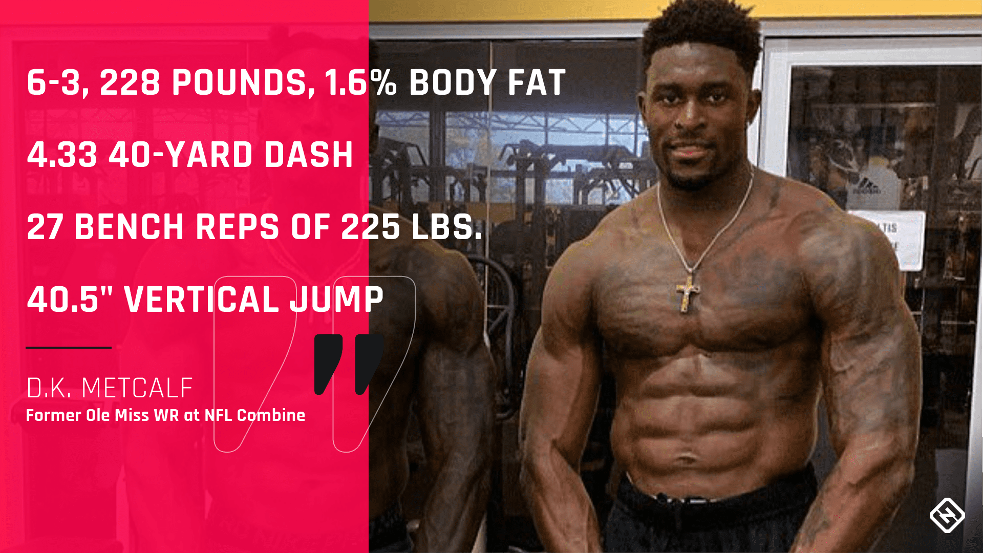 DK Metcalf confirms the NFL gave him a drug test after his insane vertical jump video
