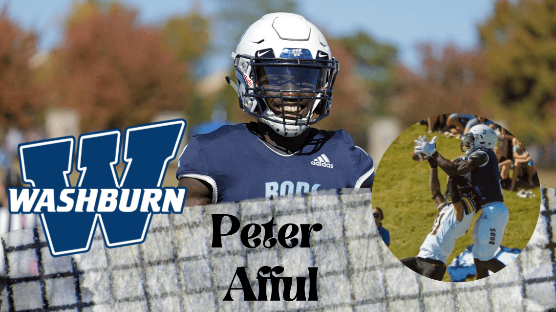 Washburn star wide receiver Peter Afful is a big-time playmaker in the 2023 NFL Draft. The physical WR sat down with NFL Draft Diamonds