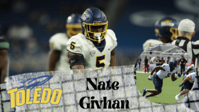 Toledo football standout Nate Givham the hard-hitting outside backer for the Rockets recently sat down with NFL Draft Diamonds
