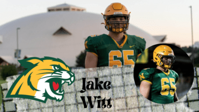 Jake Witt the standout offensive lineman from Northern Michigan is a big time sleeper prospect who played tight end