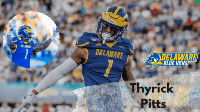 Thyrick Pitts is a big-time playmaker from the University of Delaware. The physical WR with great ball skills is flying under the radar in the 2023 NFL Draft. He recently sat down with NFL Draft Diamonds Nick DiMeglio for this exclusive Zoom interview. Make sure you check it out and hit the Like and Subscribe Button.