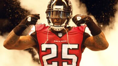 Former Falcons star safety arrested for aggravated assault, child cruelty, and possession of a weapon in a crime