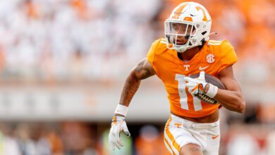 Tennessee WR Jalin Hyatt is one of the most explosive receivers in the 2023 NFL Draft.