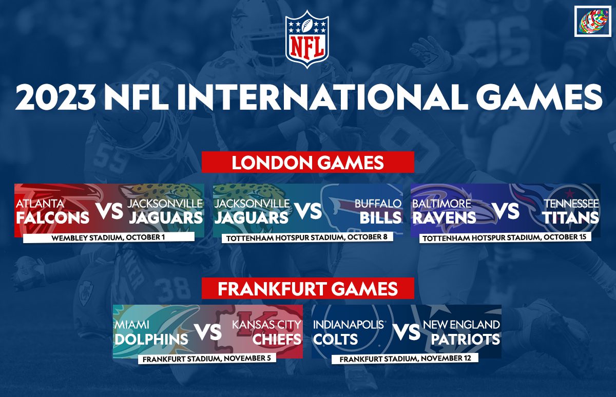 NFL drops their International Schedule Who is playing overseas?