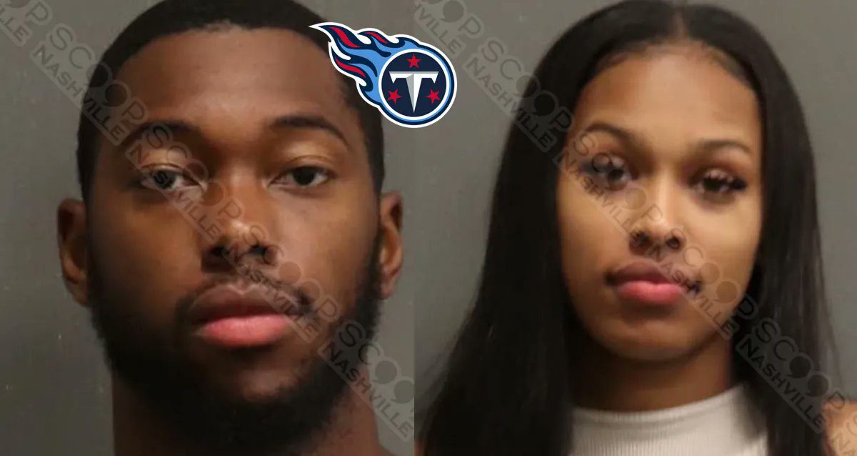 Tennessee Titans’ running back Hassan Haskins was jailed Thursday after reportedly strangling girlfriend Makiah Green when she ‘liked’ another man’s Instagram Photo. In a subsequent argument over their breakup, Haskins reportedly kicked through a door in their home and cocked a handgun, and stated, “I hope you would,” as she threatened to slash his tires after ripping a $5,000 chain from his neck. She was also jailed during a second argument over their breakup. According to police records, Hassan Haskins observed his girlfriend ‘like’ an Instagram photo of another man at around Noon on June 22. The two argued, and she began to throw his shoes onto the floor, causing him to be angered and demand she stops touching his things. When she didn’t stop, he reportedly pushed her to the ground, causing an injury to the back of her head.