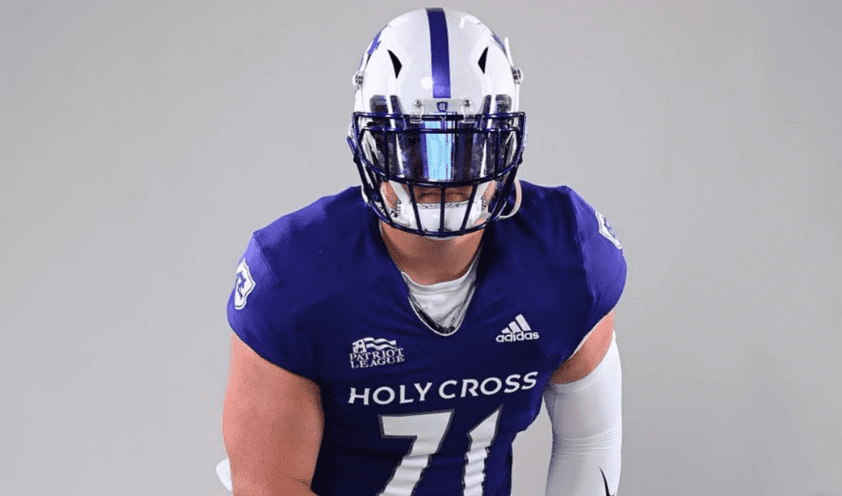 Luke Newman the massive offensive tackle from Holy Cross recently sat down with NFL Draft Diamonds owner Damond Talbot.