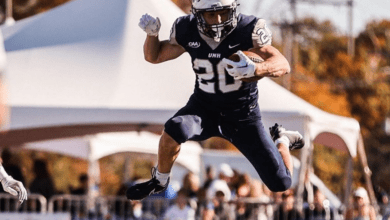 Dylan Laube the star running back from the University of New Hampshire recently sat down with NFL Draft Diamonds owner Damond Talbot