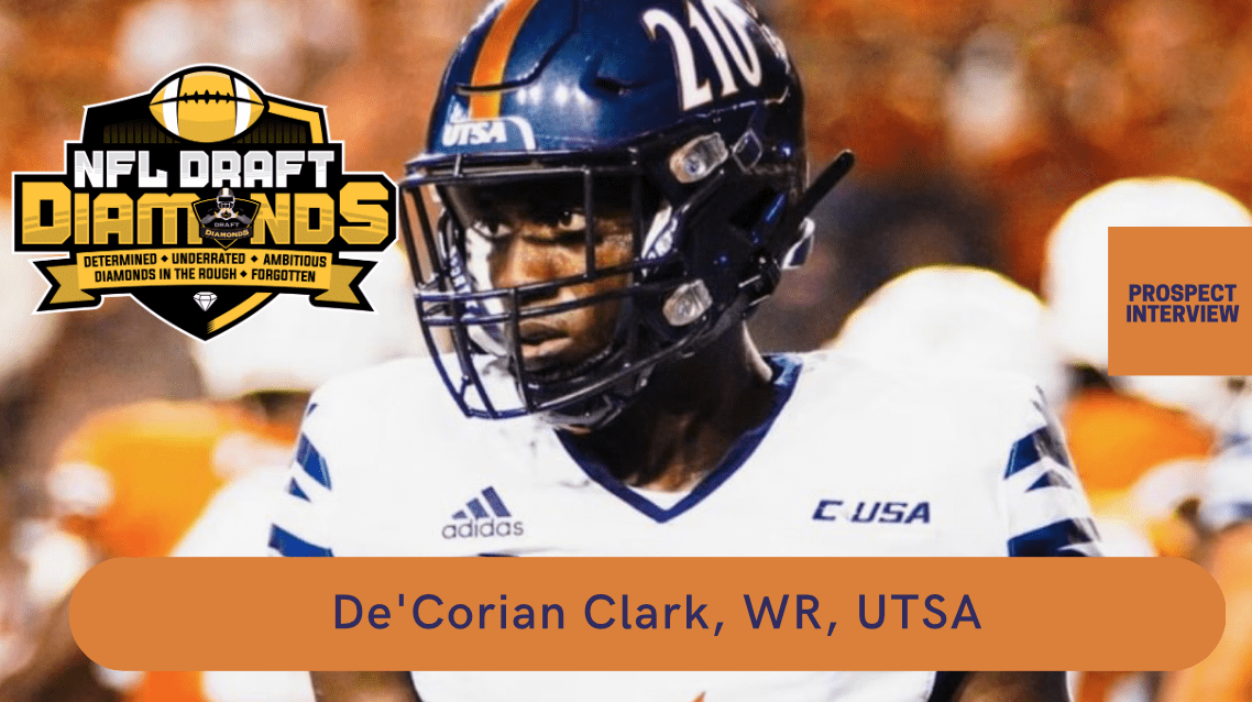 Meet 2024 NFL Draft Prospect De'Corian Clark, WR, UTSA