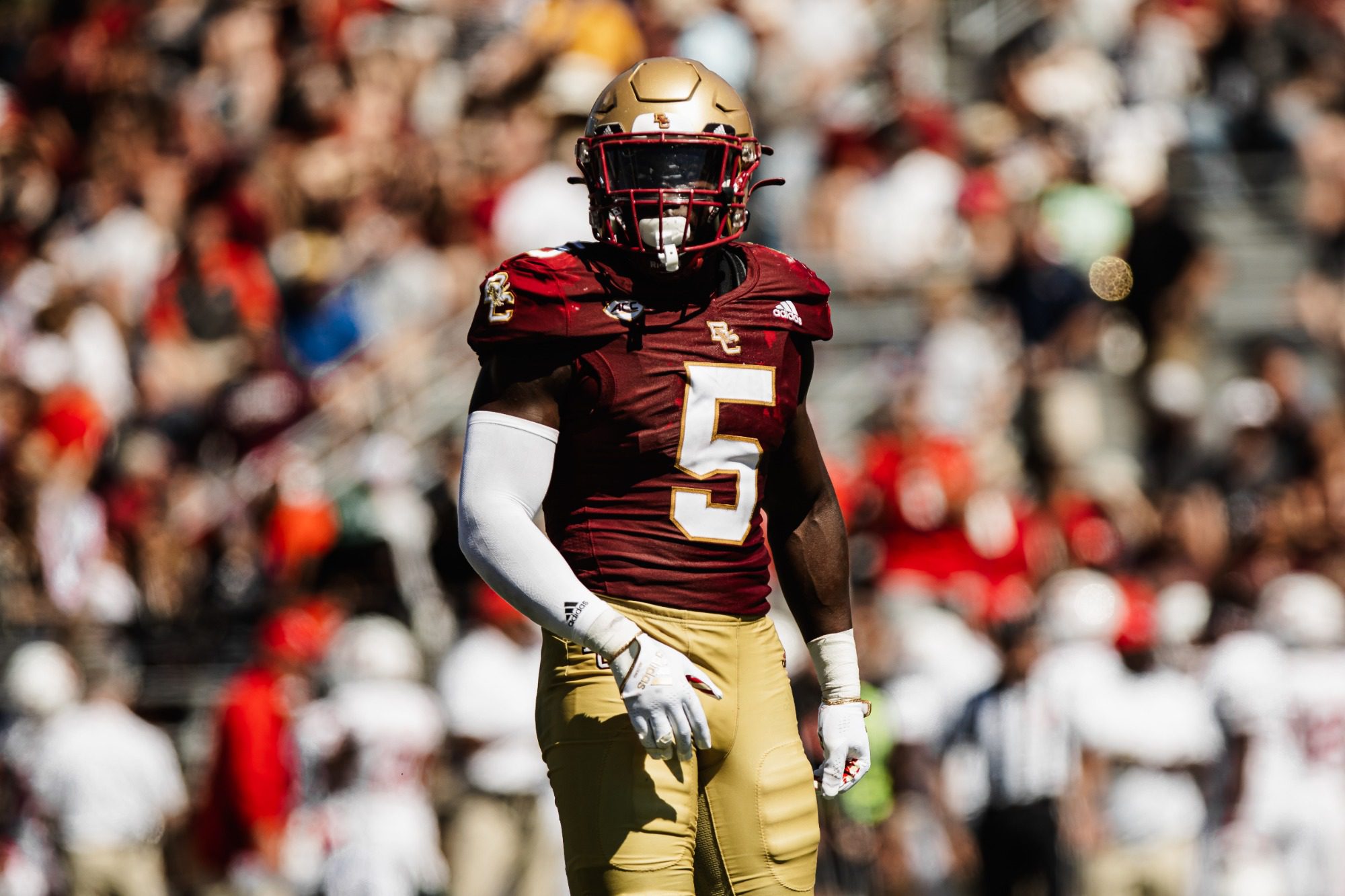 Kam Arnold is an intriguing prospect to keep an eye on. He's a defender at Boston College who offers a versatile skill set. Hula Bowl scout Justyce Gordon breaks down Arnold as an NFL Prospect in his report.