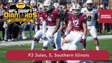 Southern Illinois safety PJ Jules recently took time out of his schedule to sit down with NFL Draft Diamonds lead scout Jimmy Williams
