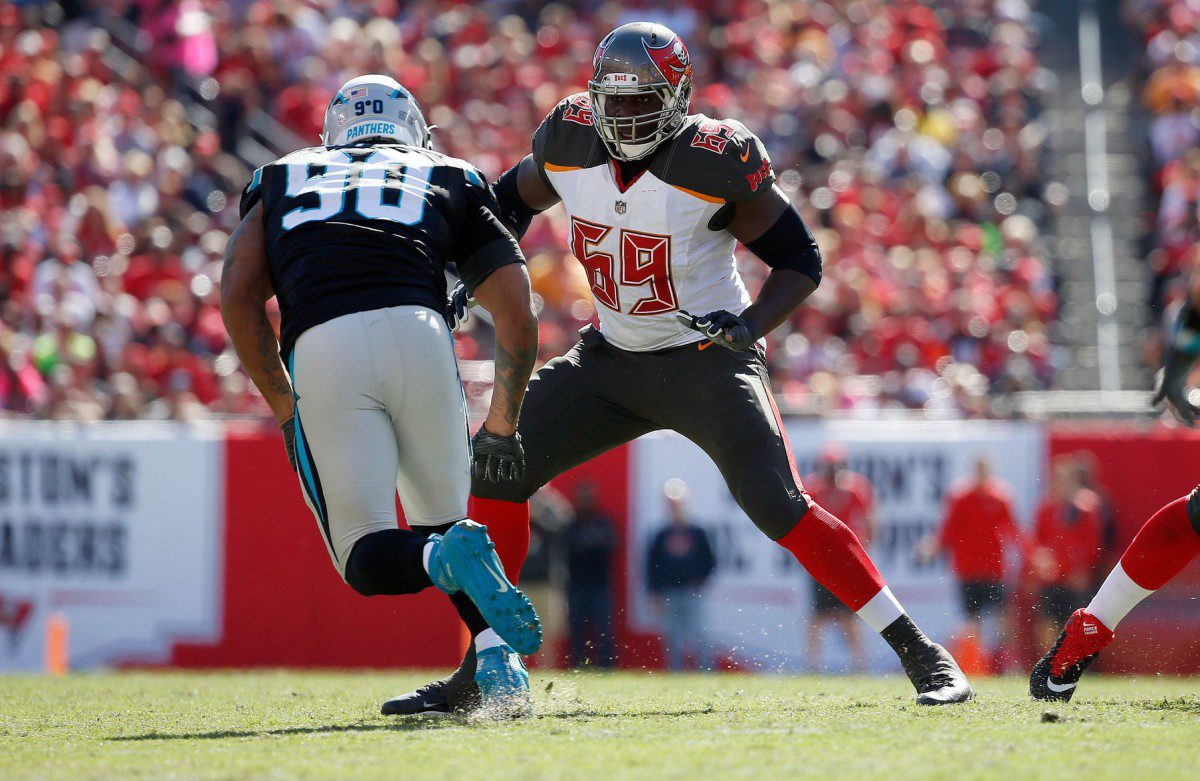 Former Buccaneers offensive lineman Demar Dotson was arrested for slapping a female in the face